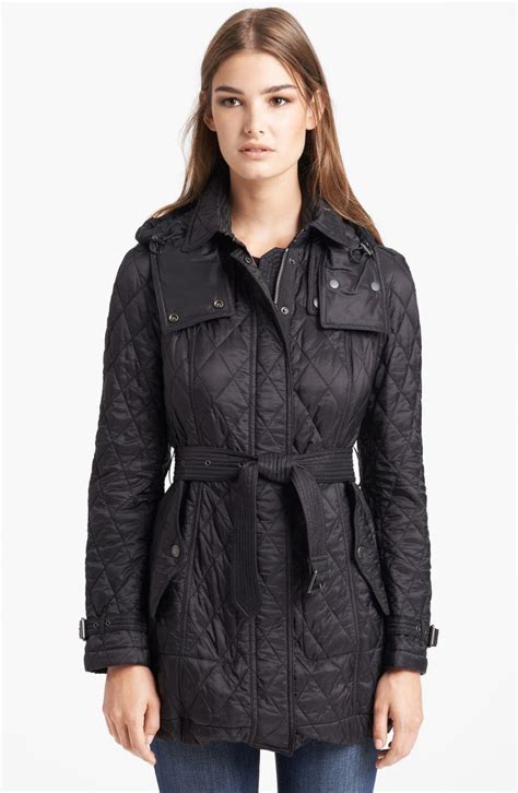 burberry finsbridge quilted coat nordstrom|Burberry Quilted Coat .